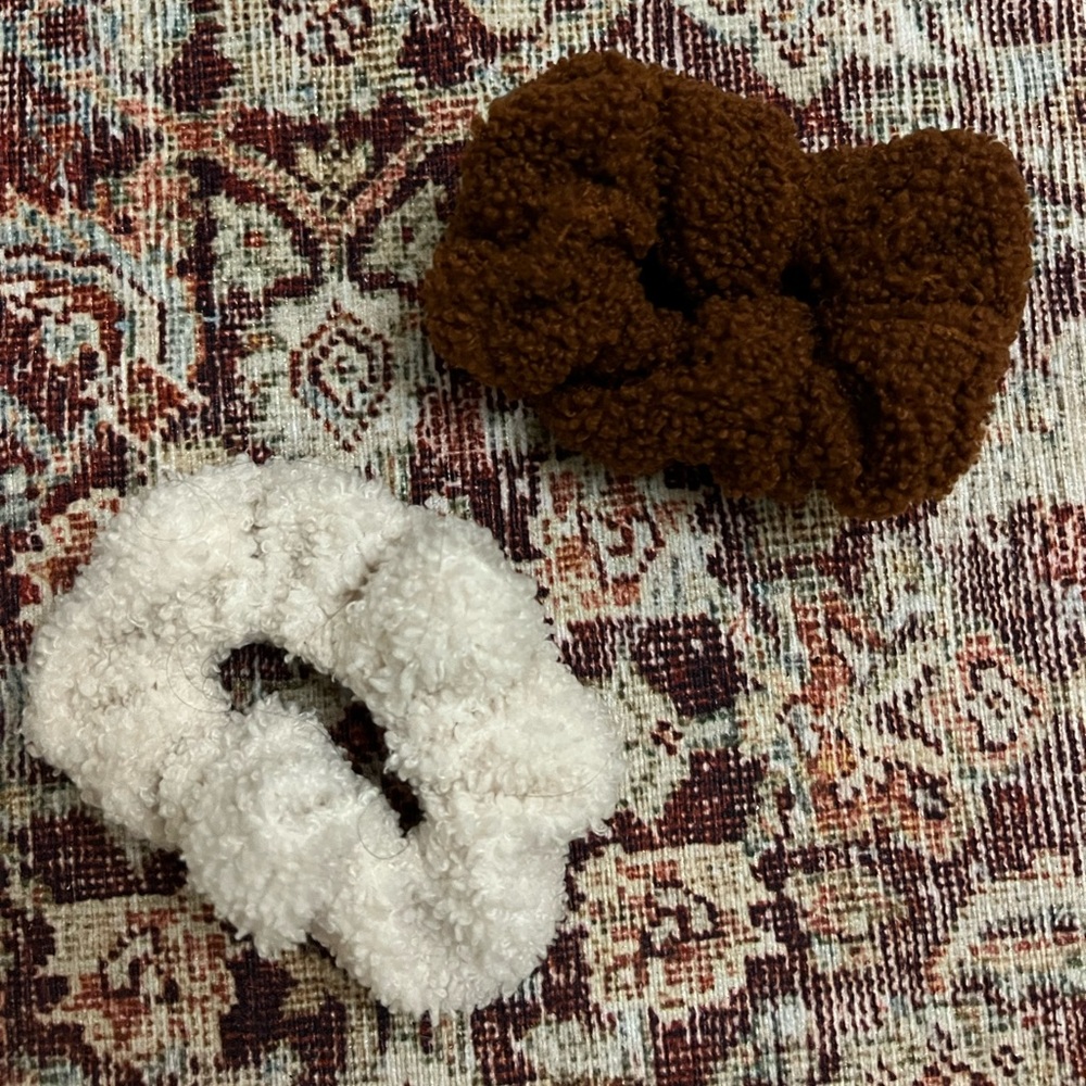 Set of Two American Eagle Cozy Scrunchies